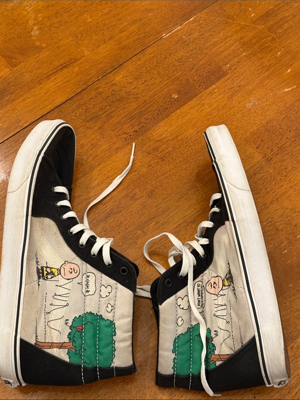 Peanuts x Vans Sk8 High Charlie Kite, U.S. Men's Size 13